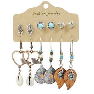 NEW! (6 Pairs) BOHO EARRINGS!